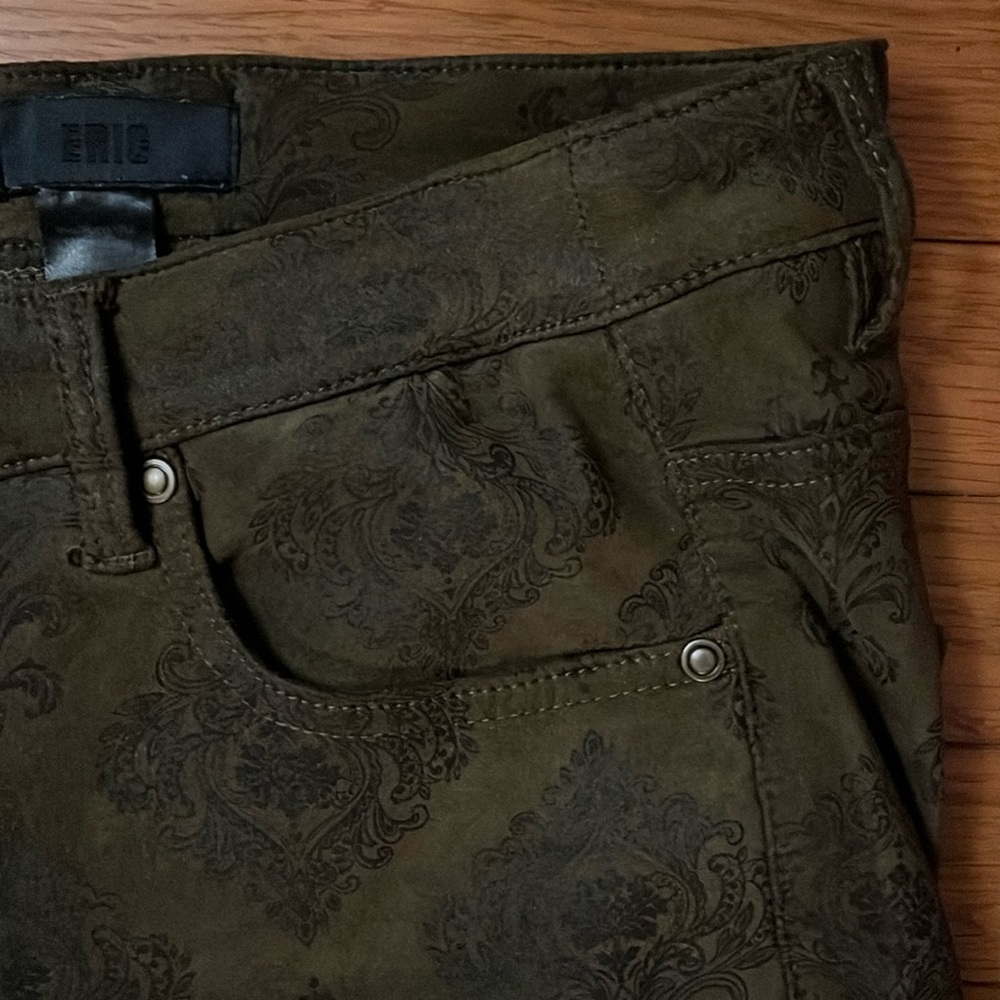 Fun suede slacks